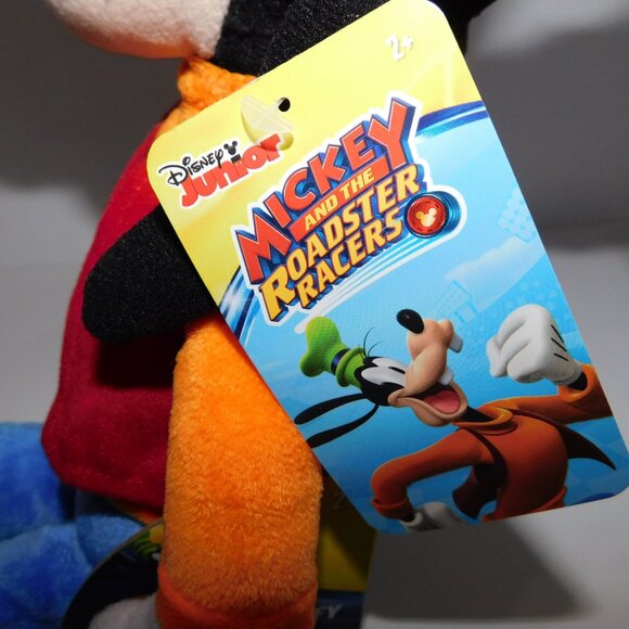 Disney Jr Mickey Mouse and the Roadster Racers 18" Goofy Plush Stuffed Doll New - Picture 5 of 5
